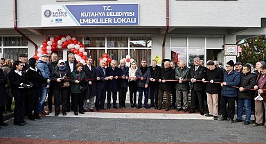 Kütahya Belediyesi tarafından Cumhuriyet Mahallesine yaptırılan Emekliler Lokali hizmete sunuldu