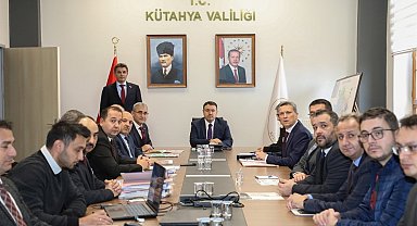 Kütahya Şehir Hastanesinin yol ve kavşak çalışmaları değerlendirildi