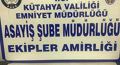 Kütahya'da bir şahsın üzerinde uyuşturucu ele geçirildi