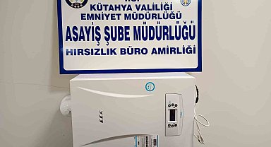 Kütahya'da çalınan 3 kombiden 1'i ele geçirildi