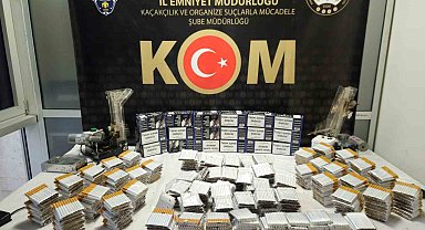 Kütahya'da kaçak tütün operasyonu