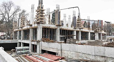 Kütahya'da Kütüphane ve Kültür Merkezi yükselmeye başladı