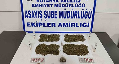 Kütahya'da uyuşturucu operasyonlarında 4 şüpheli gözaltına alındı