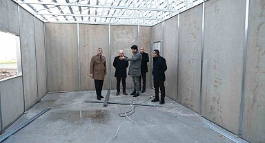 Lapseki İlçe Tarım ve Orman Müdürlüğü Binasının inşaatı hızla sürüyor