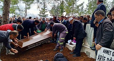 Maden şehidine son görev