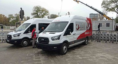 Malatya'da 'Mobil Göç Noktası' aracı hizmete girdi