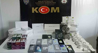 Malatya'da gümrük kaçağı 16 adet akıllı cep telefonu ele geçirildi