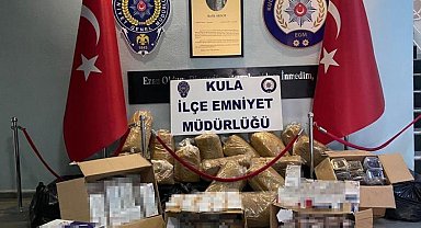 Manisa Emniyeti'nden kaçak sigaraya yönelik büyük operasyon