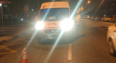 Manisa'da 7 servis aracı trafikten men edildi