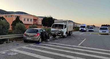 Manisa'da kaza: 1 ölü 3 yaralı