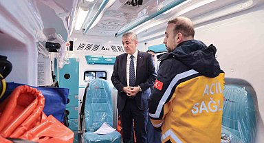 Mardin'de 4 yeni ambulans hizmete girdi