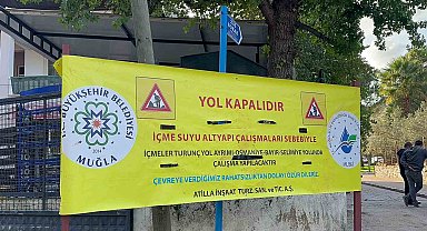 Marmaris'te İçmeler-Turunç yolu bir ay trafiğe kapalı