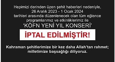 Marmaris'te konserler iptal edildi