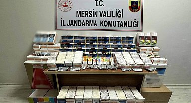 Mersin'de kaçak elektronik sigara ve makaron ele geçirildi