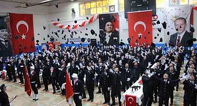 Merzifon POMEM'de polis adayları yemin etti, zorlu eğitimlerinin görüntüleri paylaşıldı