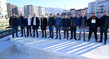 MHP Malatya teşkilatı Başkan Güder'in yatırımlarını gezdi