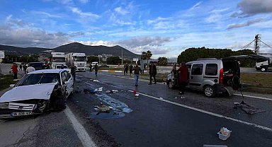 Milas'ta trafik kazası: 1 yaralı