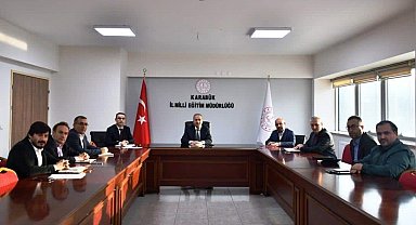 Milli Eğitim'de haftalık değerlendirme toplantısı