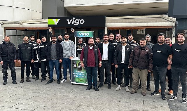 Moto kuryeler Bursa'da buluştu