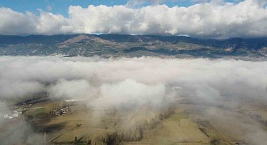 Mudurnu'da sis manzarası
