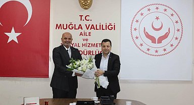 Muğla Aile ve Sosyal Hizmetler Müdürlüğü'nde bayrak değişimi yapıldı