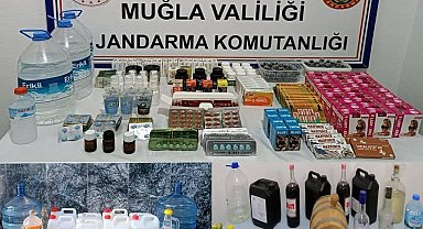 Muğla'da 24 saatte 83 litre sahte alkol ele geçirildi