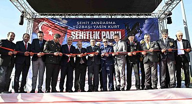 Muratpaşa'da Şehitlik Parkı törenle açıldı