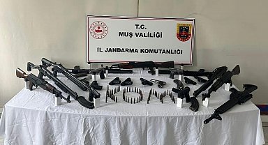 Muş'ta silah ve mühimmat operasyonu: 5 tutuklama