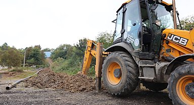 O mahalle 4 bin metrelik yeni içme suyu hattı ile buluştu