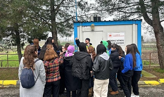 Öğrenciler atık suyun yolculuğuna tanıklık etti