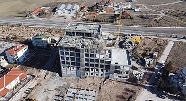 Ölümüne inşaat çalışması dron ile görüntülendi