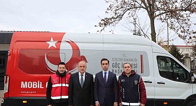 Ordu'da 'Mobil Göç Noktası' aracı hizmet vermeye başladı