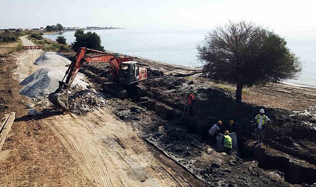 Ören'de 212 Milyon TL'lik kanalizasyon hattının yüzde 41'i tamamlandı