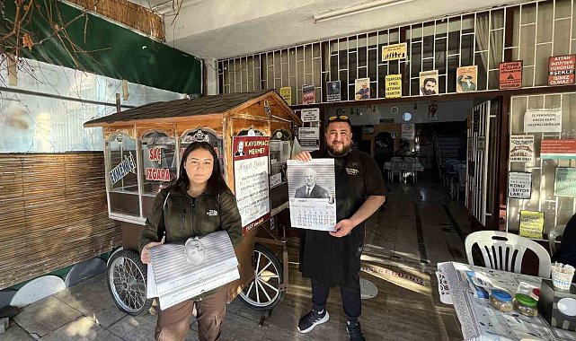Ortaca Belediyesi takvimi dağıtımı başladı
