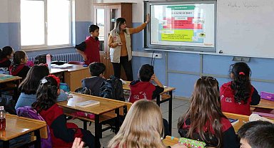 Ortaokul öğrencilerine, "Gıda Güvenilirliği, Gıda Kayıpları ve İsrafı" konularında eğitim verildi