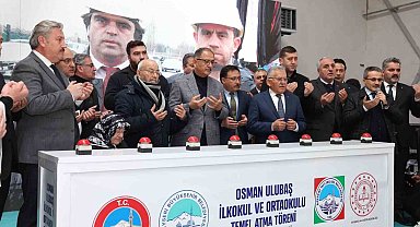 Osman Ulubaş İlkokulu ve Ortaokulu'nun temeli atıldı