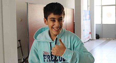 Otizmli Burak, hayata sporla tutundu