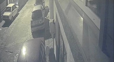 Oto faresi güvenlik kameralarına yakalandı