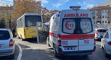 Otobüsün altında kalan kadın ağır yaralandı