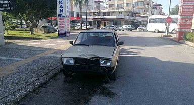 Otomobil motosiklete çarptı: 1 yaralı