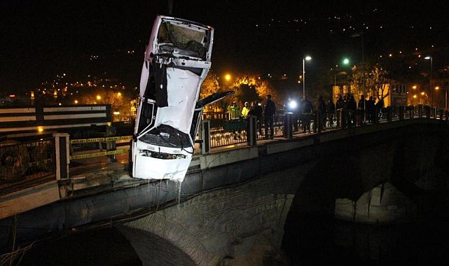 Otomobil Yeşilırmak'a uçtu: 1 ölü