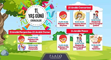Plato AVM 11. Yaş Günü Etkinlikleri