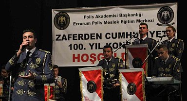Polis Akademisi Orkestrası'ndan Erzurum'da unutulmaz konser