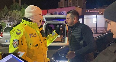 Polis ekiplerinden alkol denetimi: "7 yıldır bu anı bekliyorum"