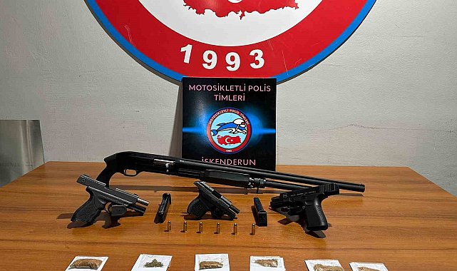 Polis uygulamasında aranan10 şüpheli yakalandı ve 7 ruhsatsız tabanca ele geçirildi