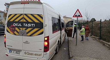 Polis ve jandarmadan okul servislerine denetim