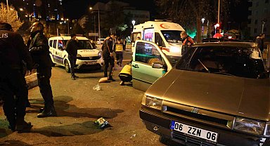 Polisin "dur" ihtarına uymayıp kaçan araç takla attı: 3 yaralı