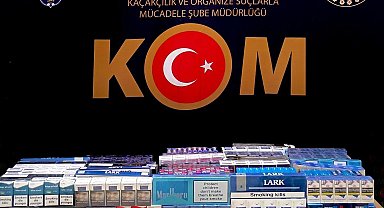 Polisten kaçak sigara operasyonu