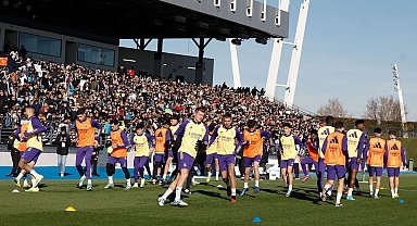 Real Madrid'in taraftara açık antrenmanında Arda Güler de yer aldı
