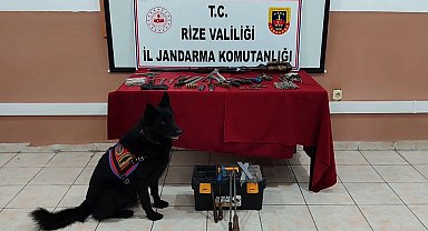 Rize'de kaçak silah imalathanesine baskın